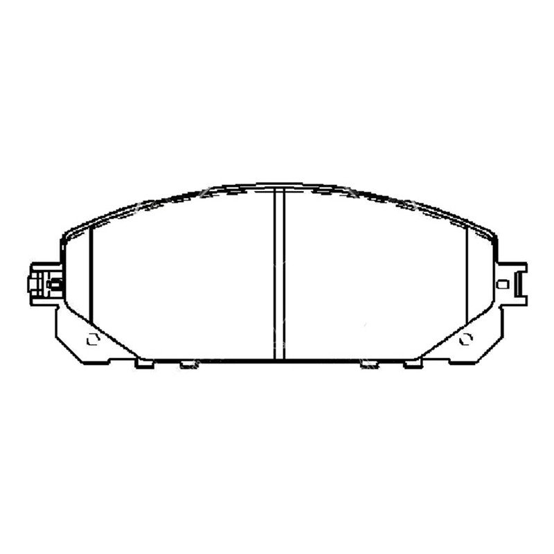 D1709 D1843 High Performance Ceramic Brake Pads Front 68212327AA for JEEP CHEROKEE (KL)